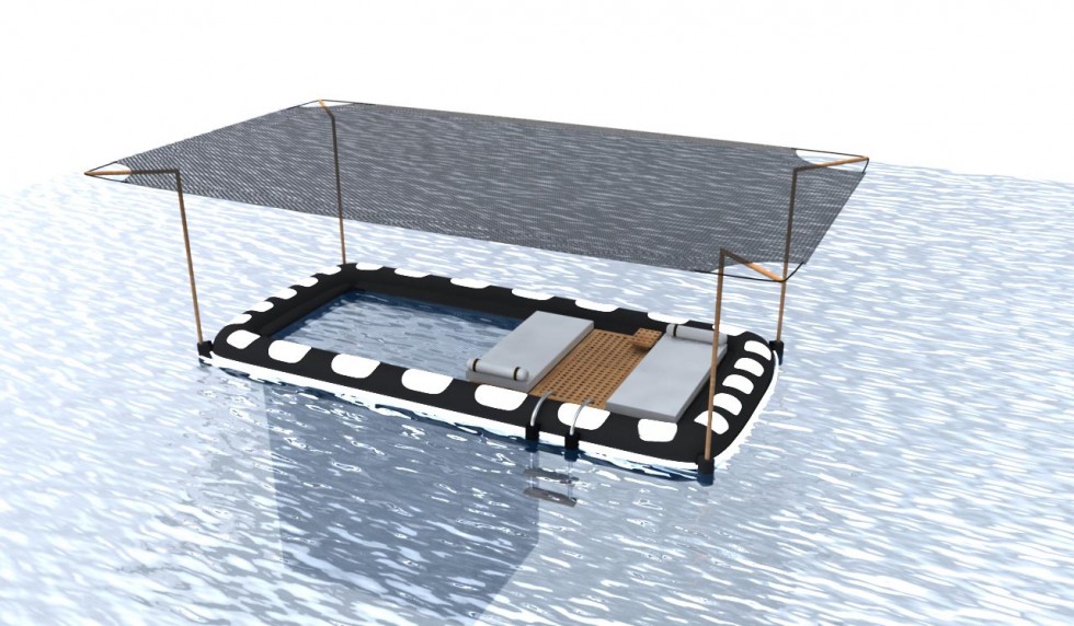 Keeping sea creatures and jelly fish at bay, the pool netting on your Sea Cabana lets you swim with your mind at ease.